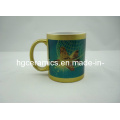 Tasse de sublimation en or de 11 oz, tasses de sublimation en or / once de 11 oz